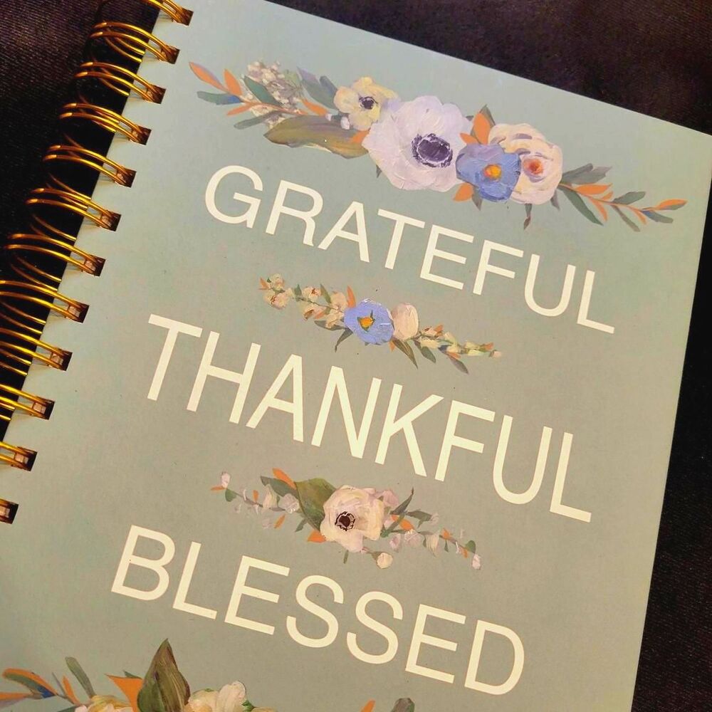 Grateful,thankful,blessed notebook with Paper-mate multi